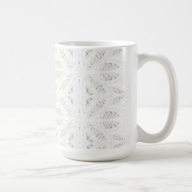 BATTENBURG LACE Tall White Mug (Droite)