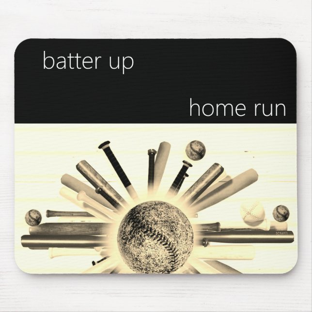 BATTER UP SUNDAY! MOUSE PAD (Front)