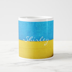 Battered Building-Minimal Abstract by STaylor Large Coffee Mug
