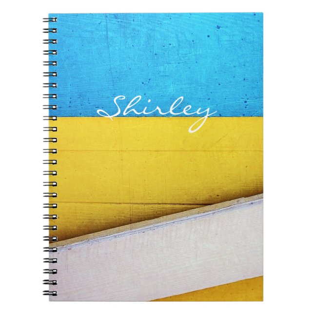 Battered Building-Minimal Abstract by STaylor Notebook (Front)