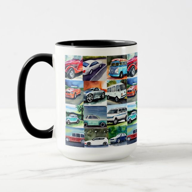 Batterie classique CAR, 11 oz de Mug (Gauche)
