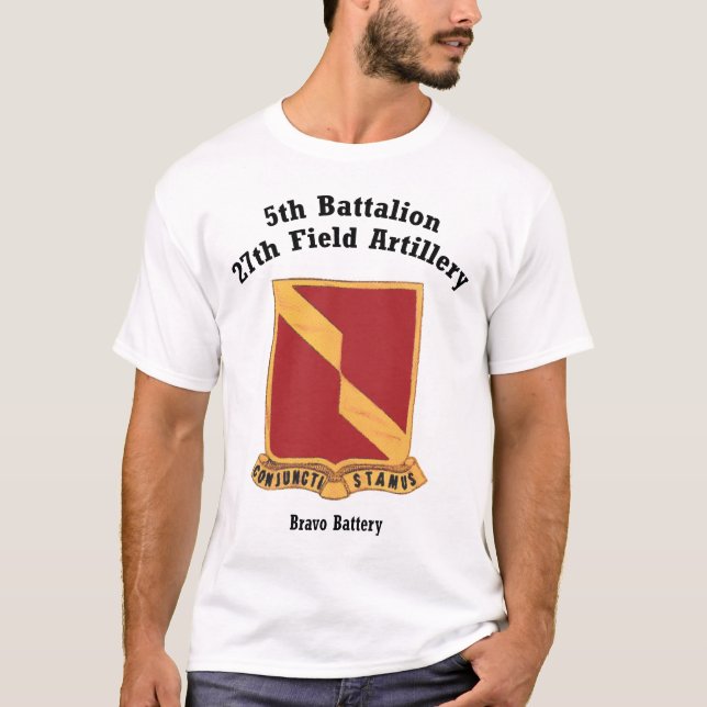 Batterie de B, 5/27th T-shirt de fa (Devant)