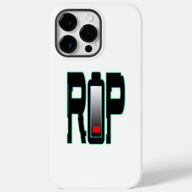 Batterie RIP iPhone / coque ipad (Verso)