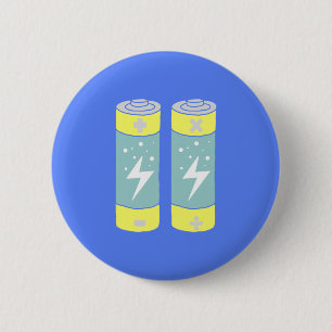 Batteries 2 Inch Round Button