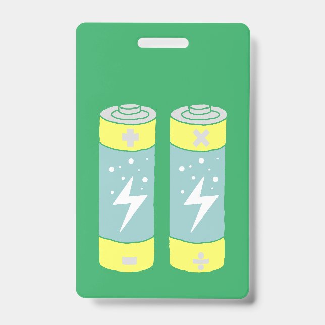 Batteries Badge (Front)