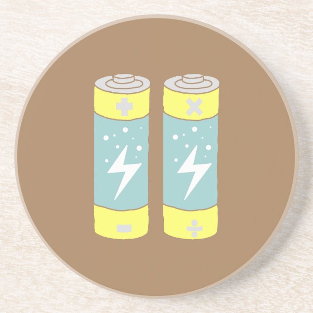 Batteries Coaster (Front)