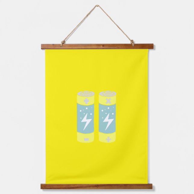 Batteries Hanging Tapestry (Front)
