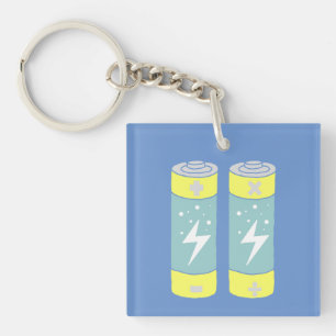 Batteries Keychain