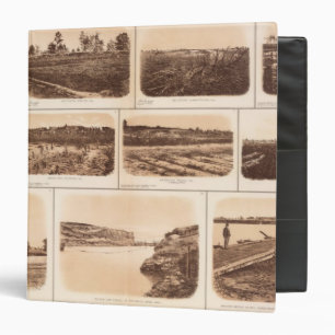 Batteries, redoubts, building, canal, bridge binder