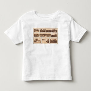 Batteries, redoubts, building, canal, bridge toddler t-shirt