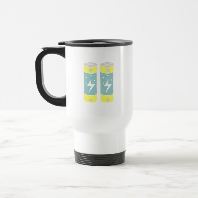 Batteries Travel Mug (Left)