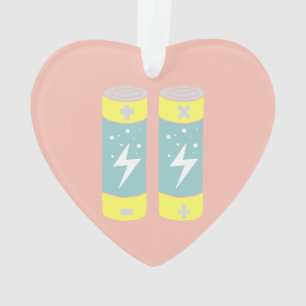 BatteriesThis is customizable. You can add texts y Ornament