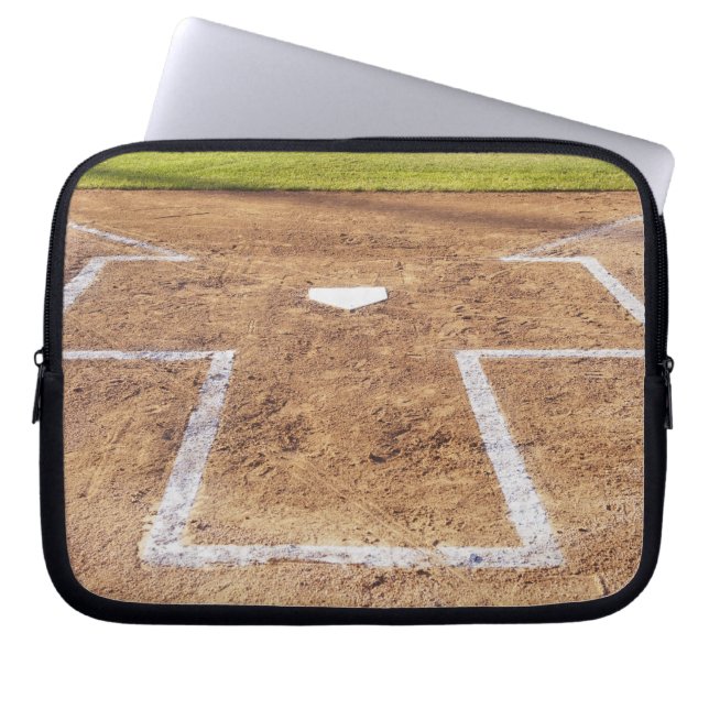 Batter's box laptop sleeve (Front)