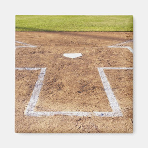Batter's box magnet
