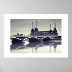 Battersea Power Station, London Poster