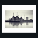 Battersea Power Station, London Poster<br><div class="desc">Moody image of Battersea Power Station,  London,  UK</div>