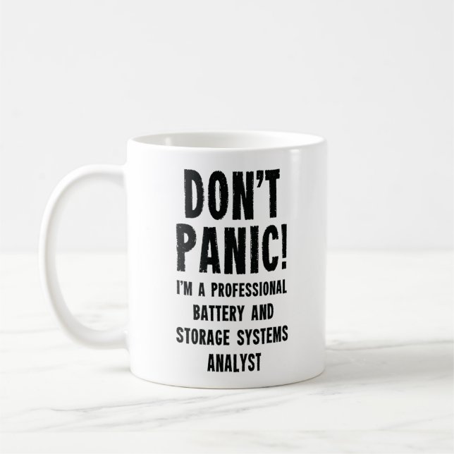 Battery and Storage Systems Analyst Coffee Mug (Left)