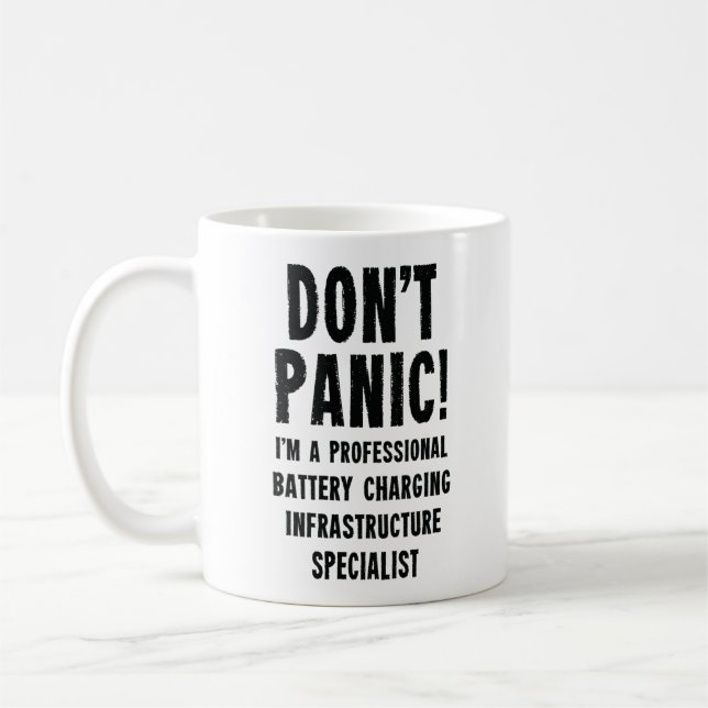 Battery Charging Infrastructure Specialist Coffee Mug (Left)