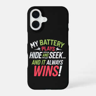Battery Gone Again! iPhone 16 Case