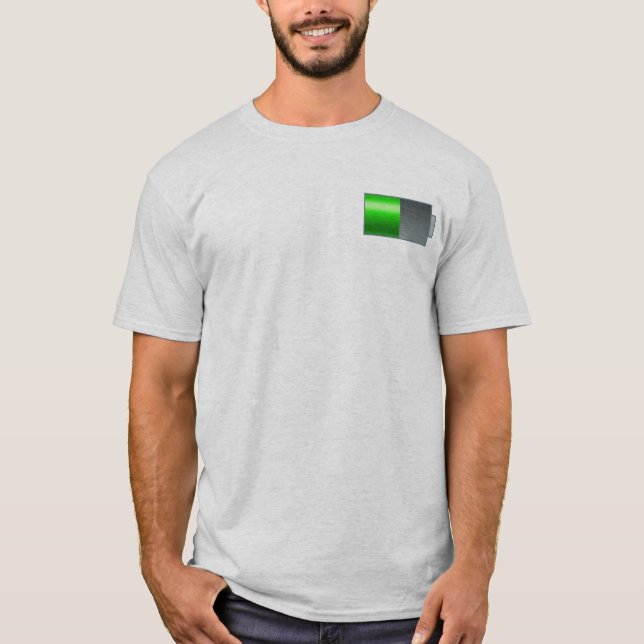 Battery Icon T-Shirt (Front)