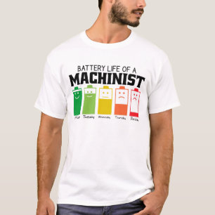 Battery Life Of A Machinist T-Shirt