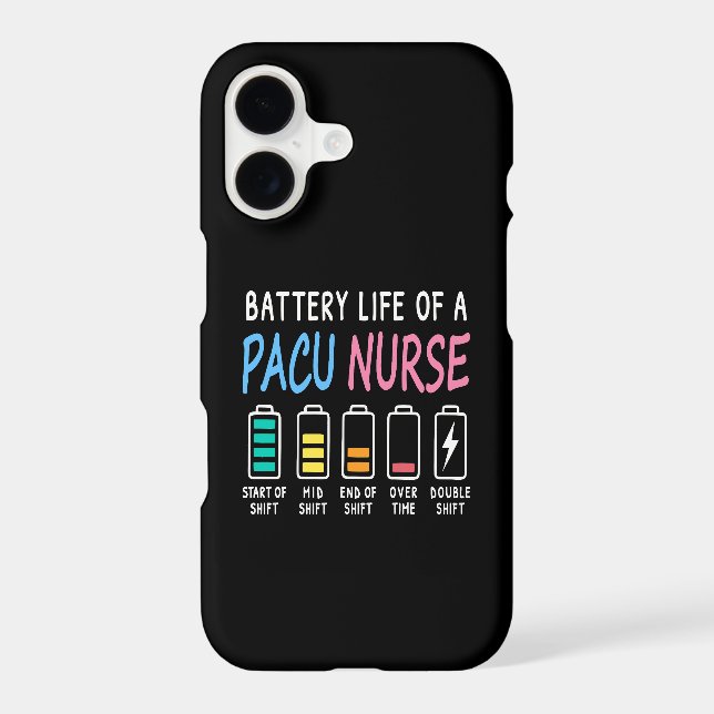 Battery life of a PACU nurse levels humor (Back)