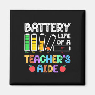Battery Life Of A Teacher Aide Istant Para Back To Magnet