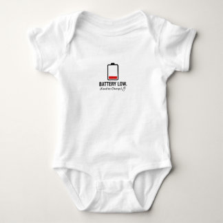 "BATTERY LOW. (Feed to Charge)" Humorous Tech Tee