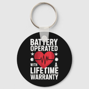 Battery Operated With A Life Time Warranty Heart A Keychain