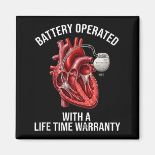 Battery operated with a life time warranty  magnet