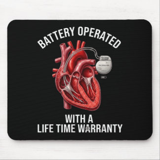 Battery operated with a life time warranty mouse pad