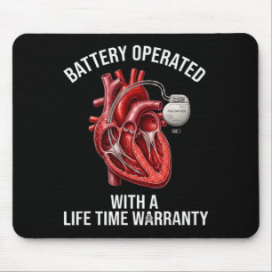 Battery operated with a life time warranty mouse pad