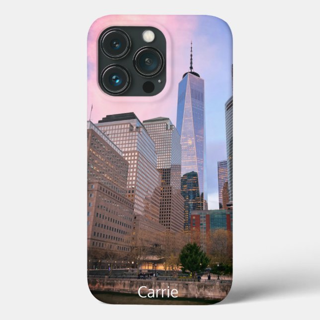 Battery Park from Staten Island Ferry NYC Case-Mate iPhone Case (Back)