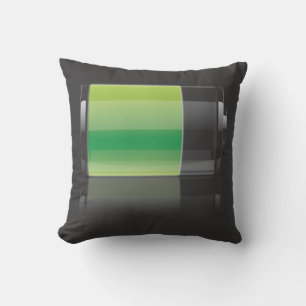 Battery Throw Pillow