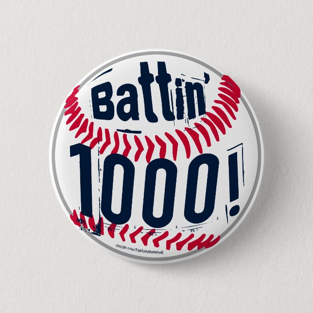 Battin' 1000! Button (Front)