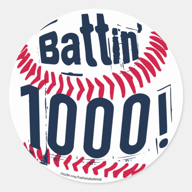 Battin' 1000! Sticker (Front)