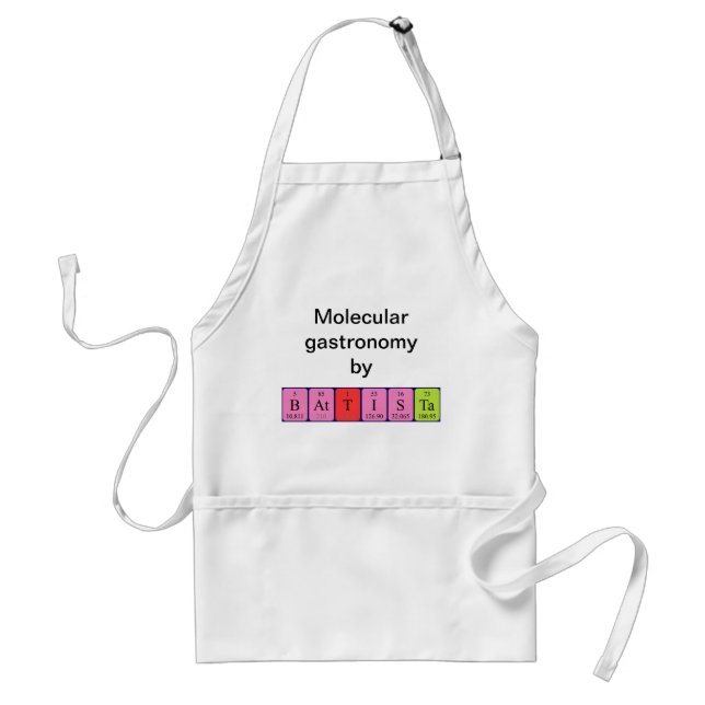 Battista periodic table name apron (Front)