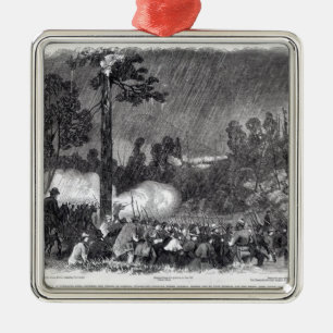 Battle at Corrack's Ford Metal Ornament