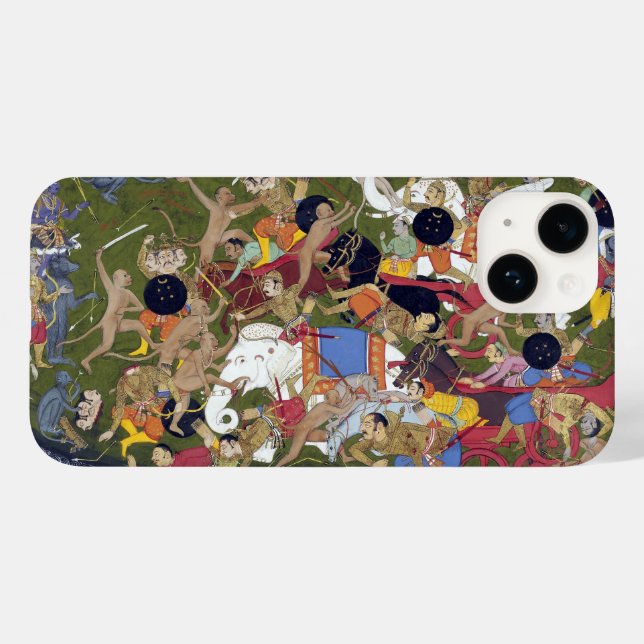 Battle at Lanka Ramayana Udaipur India Sahibdin Case-Mate iPhone Case (Back (Horizontal))