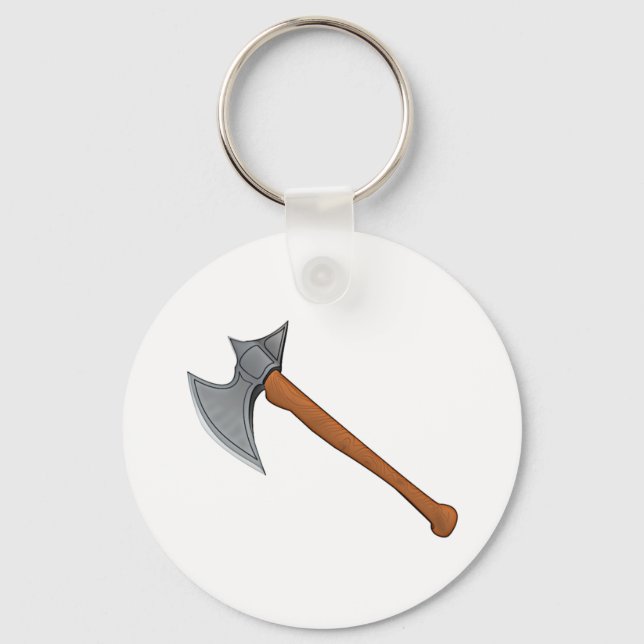 Battle Axe Keychain (Front)
