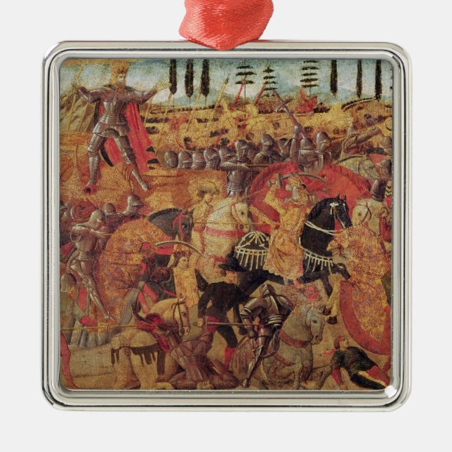Battle between Darius  and Alexander the Great Metal Ornament (Front)