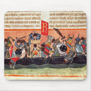 Battle between Romans and Gauls Mouse Pad