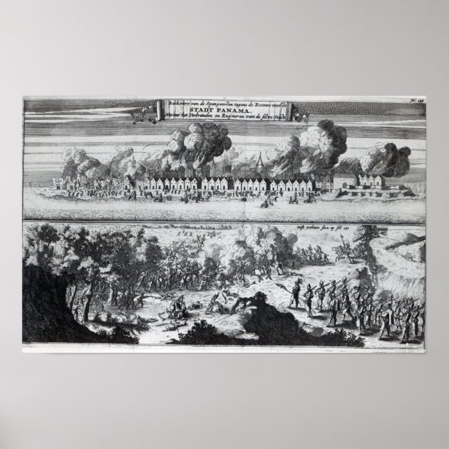 Battle between the Buccaneers Poster (Front)