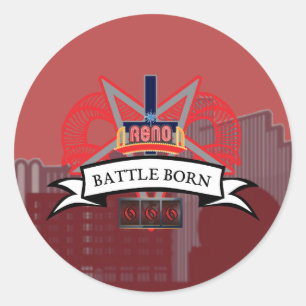 Battle Born Satanists - Stickers du nord du Nevada