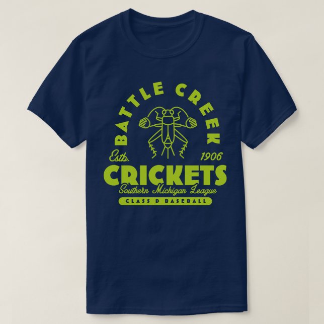 Battle Creek Crickets T-Shirt (Design Front)