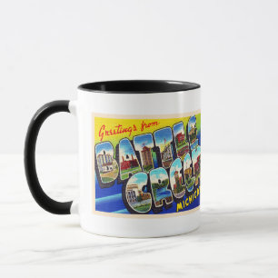 Battle Creek Michigan MI Large Letter Postcard Mug