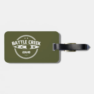Battle Creek Wild And Scenic River Idaho Kayaking Luggage Tag