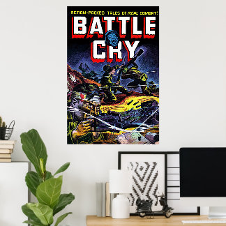 Battle Cry 07 War Vintage Comics Poster