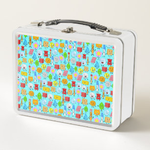 battle for dream island pattern metal lunch box