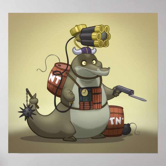 Battle Gator Poster (Front)